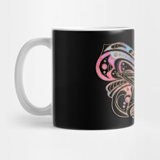 Pentagram Butterfly Ornament Mug